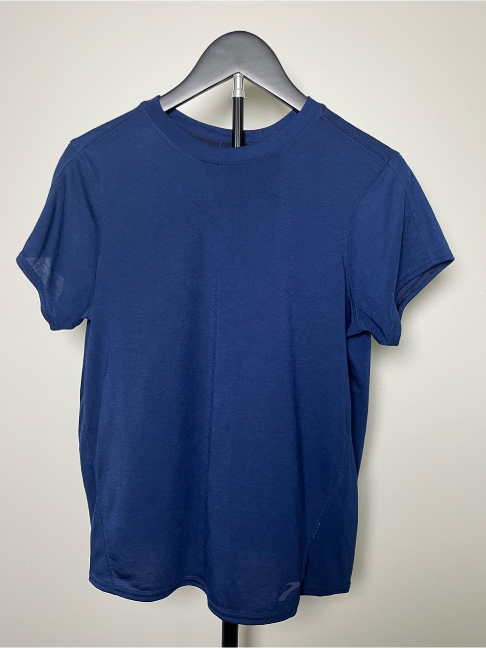 Brooks Navy Short-Sleeve Distance Running Crew Tee